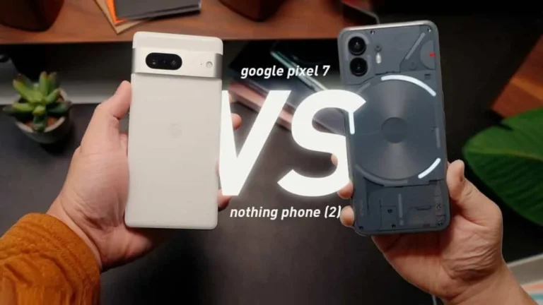 Nothing Phone (2) vs Google Pixel 7
